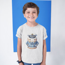 Adorable Cake Captain - Sweet Seas Adventure T-Shirt