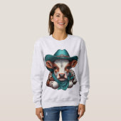 Adorable Cala in Cowboy Hat und Bandana Sweatshirt (Vorne ganz)