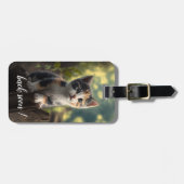 Adorable Calico Kitten Gepäckanhänger (Vorderseite horizontal)