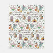 Adorable Camping Fleecedecke (Vorderseite)