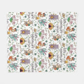 Adorable Camping Fleecedecke (Vorderseite (Horizontal))