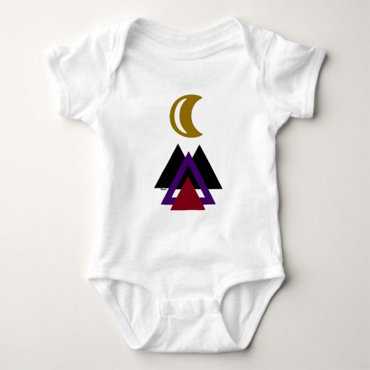 Adorable Camping Wandern Baby : Baby Strampler (Vorderseite)