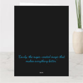 Adorable Candy Monsters Karte (Rückseite)