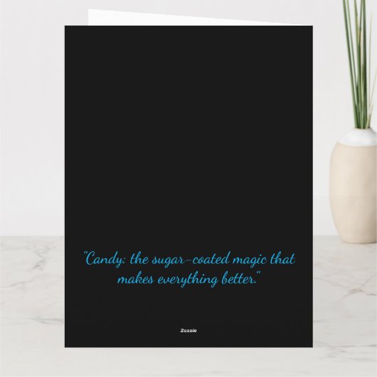 Adorable Candy Monsters Karte (Rückseite)