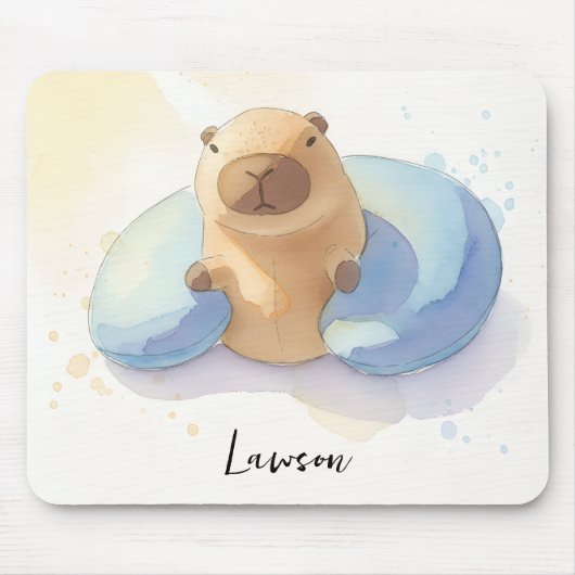 Adorable Capybara Mouse Pad  Mousepad (Vorne)