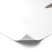 Adorable Capybara zeichnend Poster (Ecke)