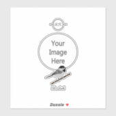 Adorable Carolina Chickadee Cartoon Aufkleber (Blatt)