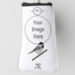 Adorable Carolina Chickadee Cartoon Golf Headcover
