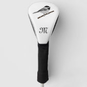 Adorable Carolina Chickadee Cartoon Golf Headcover (Vorderseite)