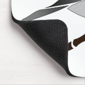 Adorable Carolina Chickadee Cartoon Mousepad (Ecke)