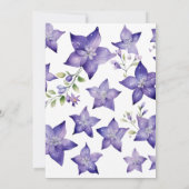 Adorable Carriage Teddy Bear Girl Babydusche Einladung (Rückseite)