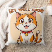 Adorable Cartoon Cat Kissen (Decke)