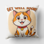 Adorable Cartoon Cat Kissen (Rückseite)