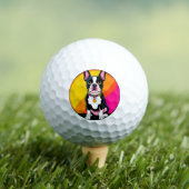 Adorable Cartoon Dog Golfball (Insitu T-Shirt)