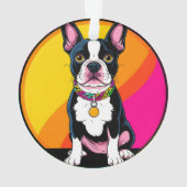 Adorable Cartoon Dog Ornament (Rückseite)