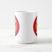 Adorable Cartoon Dog Tragen einer Kette Kaffeetasse (Mittel)