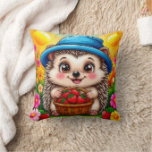 Adorable Cartoon Igel Kissen (Decke)