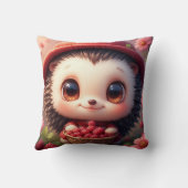 Adorable Cartoon Igel Kissen (Rückseite)