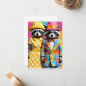 Adorable Cartoon Mitteilungskarte (Vorderseite/Rückseite Beispiel)