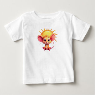Adorable Cartoon Mouse Baby T-shirt