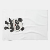 Adorable Cartoon Panda Geschirrtuch (Horizontal)
