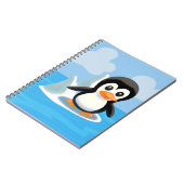 Adorable Cartoon Pinguin Notizblock (Linke Seite)