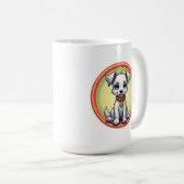 Adorable Cartoon Puppy Kaffeetasse (VorderseiteRechts)