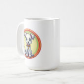 Adorable Cartoon Puppy Kaffeetasse (Vorderseite Links)
