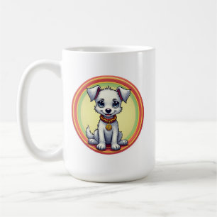 Adorable Cartoon Puppy Kaffeetasse
