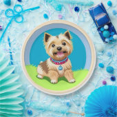 Adorable Cartoon Puppy Pappteller (Party)