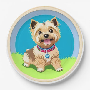 Adorable Cartoon Puppy Pappteller