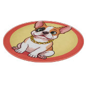 Adorable Cartoon Puppy Schneidebrett (Ecke)