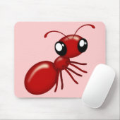 Adorable Cartoon Red Ant Mousemats Mousepad (Mit Mouse)