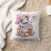 Adorable Cartoon Turtle: Gemütlich, Kawaii Vibes Kissen (Decke)