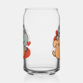 Adorable Cat and Dog Hug - Meow & Woof Design Dosenglas (Links)