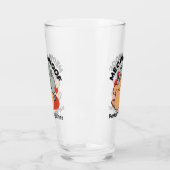 Adorable Cat and Dog Hug - Meow & Woof Design Glas (Links)