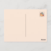 Adorable Cat and Dog Hug - Meow & Woof Design Postkarte (Rückseite)