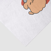 Adorable Cat and Dog Hug - Meow & Woof Design Seidenpapier (Ausschnitt)