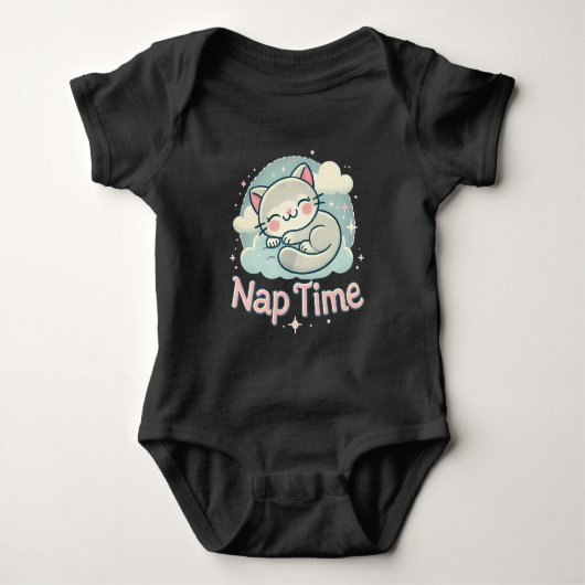 Adorable Cat Baby Strampler (Vorderseite)