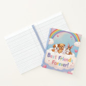 Adorable Cat Best Friends Forever Notizblock (Innenseite)