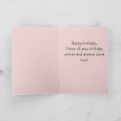 Adorable Cat&Cake Happy Birthday Card Karte (Innenseite)