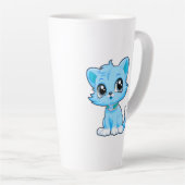 Adorable Cat Cartoon Milchtasse (Rechte Ecke)