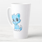 Adorable Cat Cartoon Milchtasse (Linke Ecke)