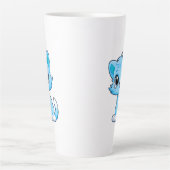 Adorable Cat Cartoon Milchtasse (Vorderseite)