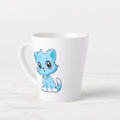 Adorable Cat Cartoon Milchtasse (Linke Ecke)