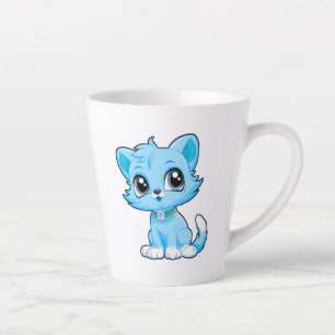 Adorable Cat Cartoon Milchtasse