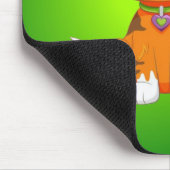 Adorable Cat Cartoon Mousepad (Ecke)