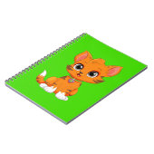 Adorable Cat Cartoon Notizblock (Linke Seite)