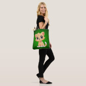 Adorable Cat Cartoon Tasche (Am Model)