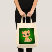 Adorable Cat Cartoon Tragetasche (Vorderseite (Produkt))